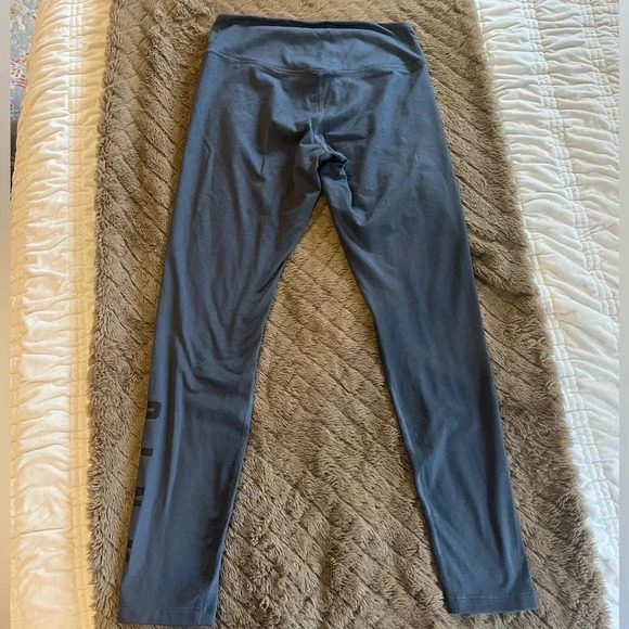 Blue/Grey Pink Cozy Leggings - Picture 2 of 5